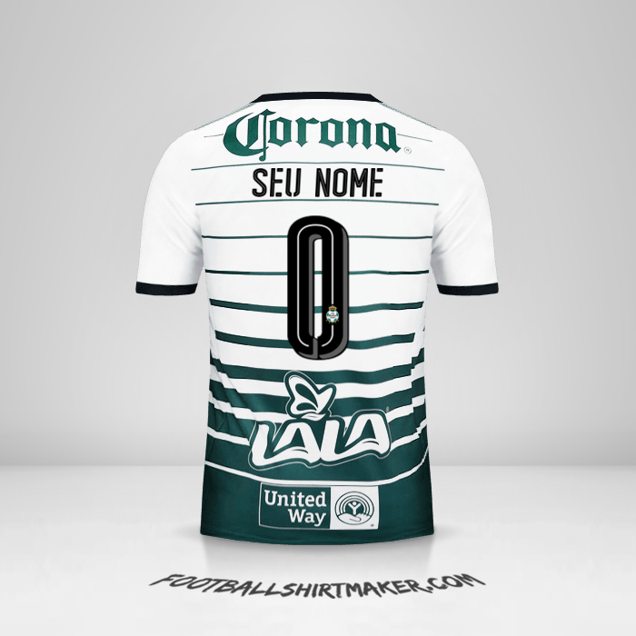 Camisa Santos Laguna 2017/18 -  seu nome - 0