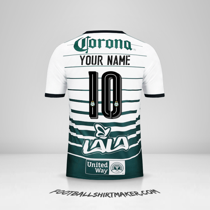 Santos Laguna 2017/18 shirt number 10 your name