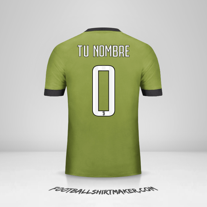 Jersey Juventus FC 2017/18 III número 0 tu nombre