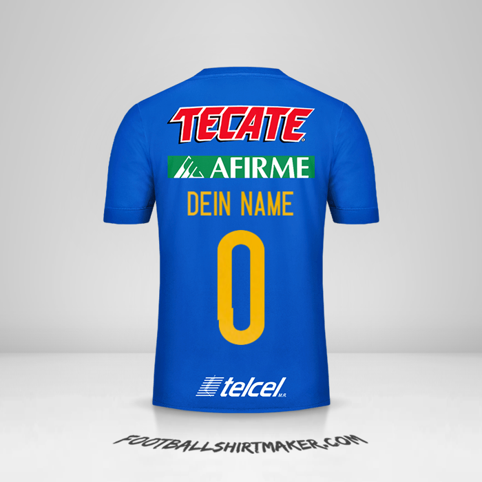 Trikot Tigres UANL 2017/18 II -  dein name - 0