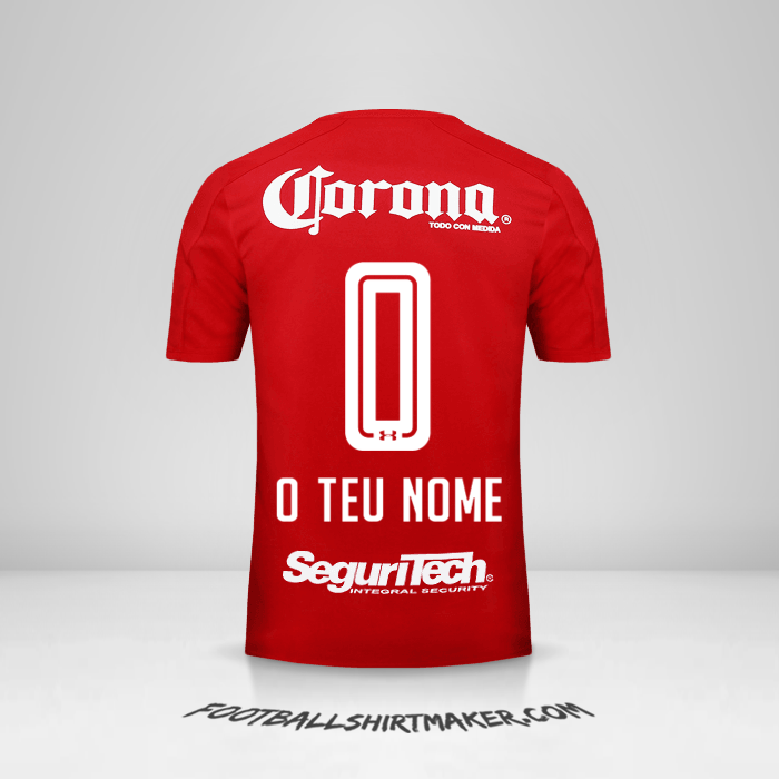 Camisola Toluca FC 2017/18 -  o teu nome - 0