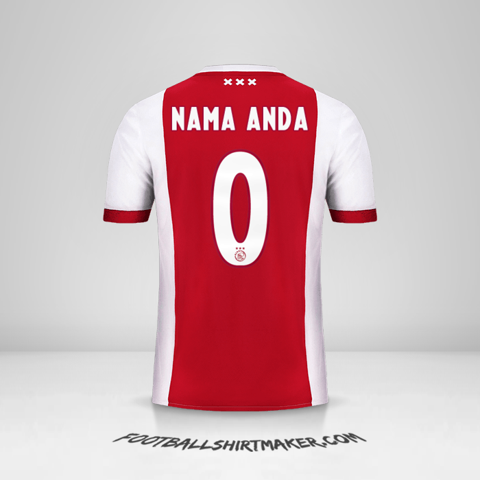 Jersey AFC Ajax 2017/18 -  nama anda - 0