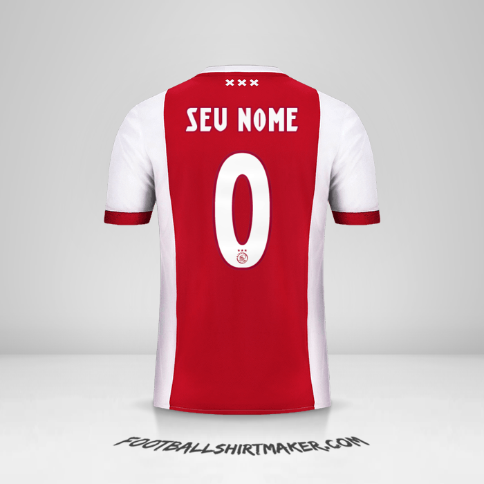 Camisa AFC Ajax 2017/18 -  seu nome - 0