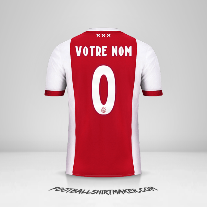 Maillot AFC Ajax 2017/18 -  votre nom - 0