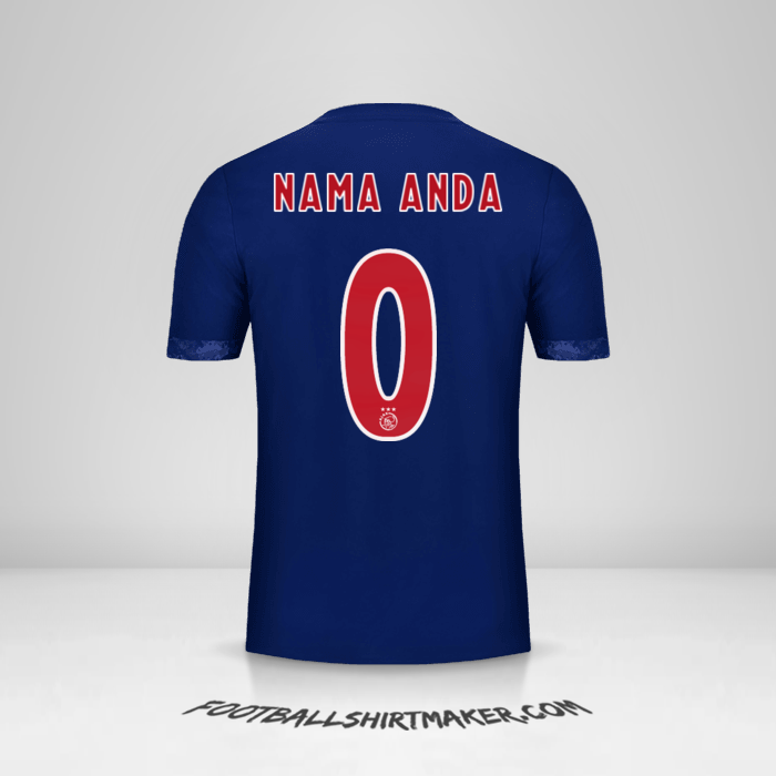 Jersey AFC Ajax 2017/18 II -  nama anda - 0