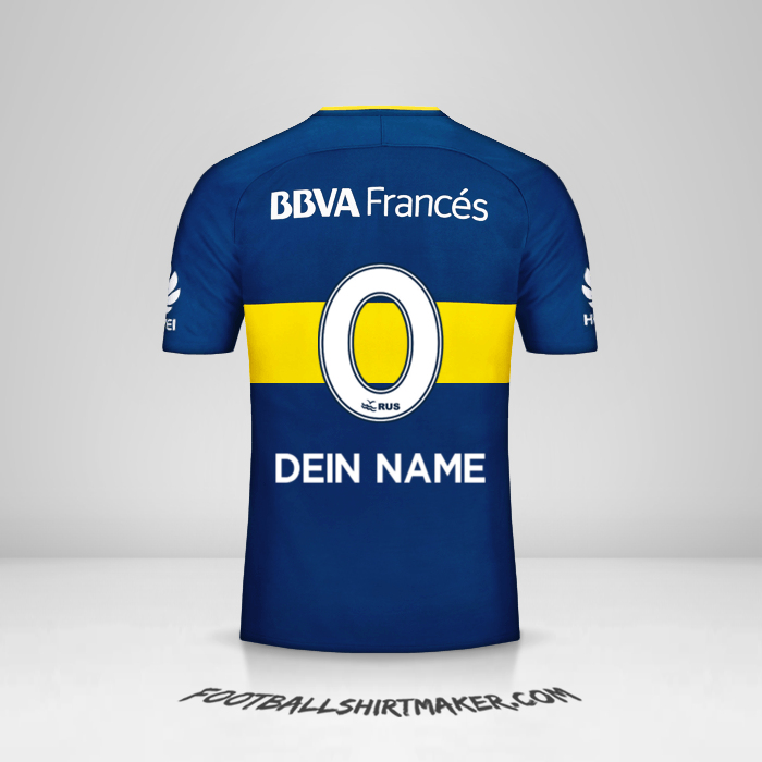 Trikot Boca Juniors 2017/18 -  dein name - 0