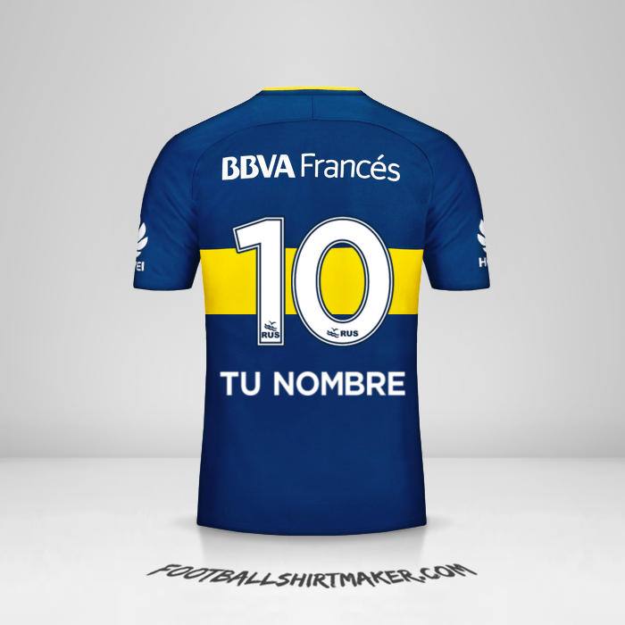 Camiseta Boca Juniors 2017 18. Crear con tu Nombre y Numero