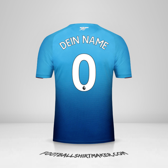 Trikot Arsenal 2017/18 II -  dein name - 0