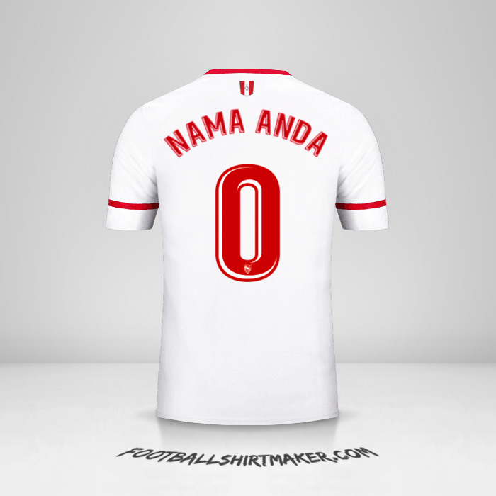 Jersey Sevilla FC 2017/2018 -  nama anda - 0