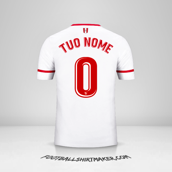 Maglia Sevilla FC 2017/2018 -  tuo nome - 0