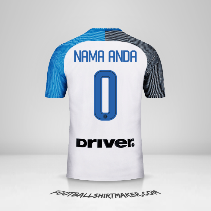 Jersey Inter 2017/18 II -  nama anda - 0