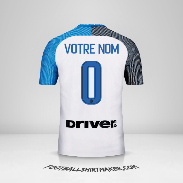 Maillot Inter 2017/18 II -  votre nom - 0