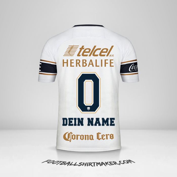 Trikot Pumas UNAM 2017/18 -  dein name - 0