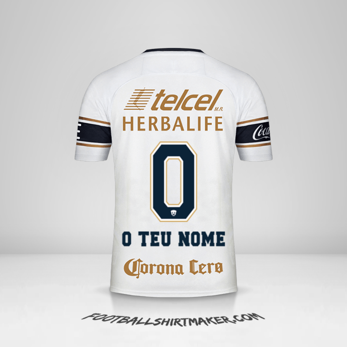 Camisola Pumas UNAM 2017/18 -  o teu nome - 0