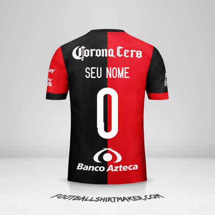 Camisa Atlas 2017/18 -  seu nome - 0