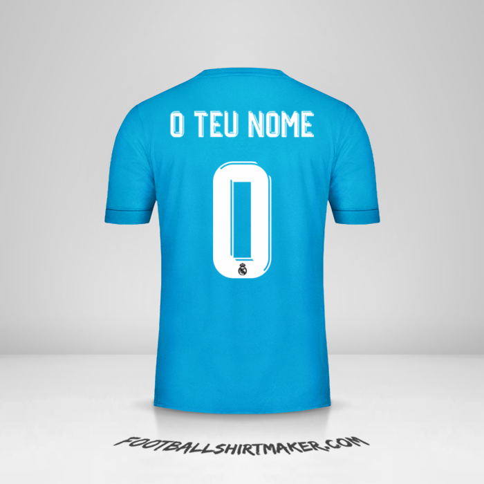 Camisola Real Madrid CF 2017/18 Cup III -  o teu nome - 0