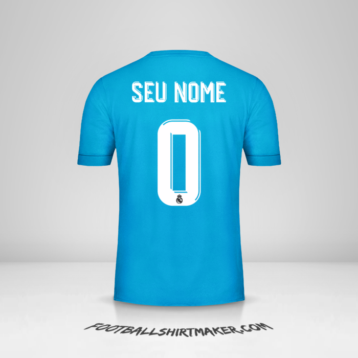 Camisa Real Madrid CF 2017/18 Cup III -  seu nome - 0