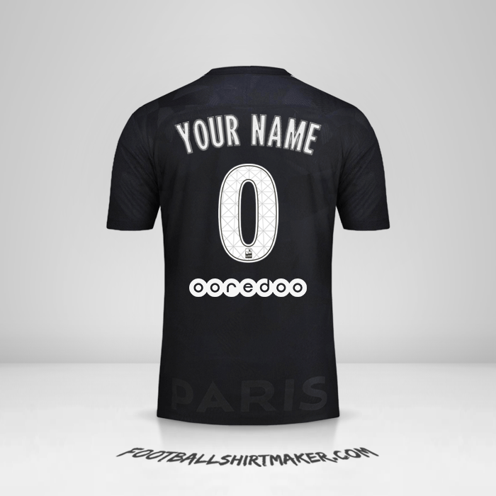 Shirt Paris Saint Germain 2017/18 III -  your name - 0