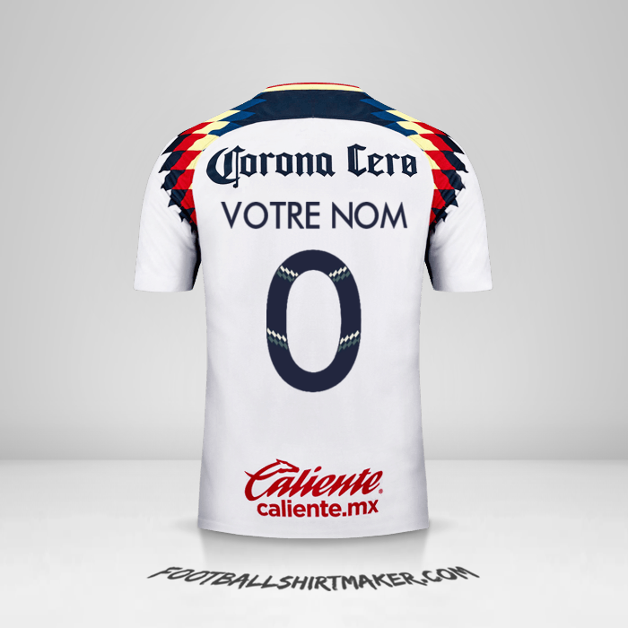 Maillot Club America 2017/18 II -  votre nom - 0