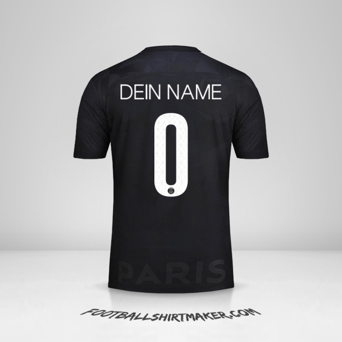 Trikot Paris Saint Germain 2017/18 Cup III -  dein name - 0