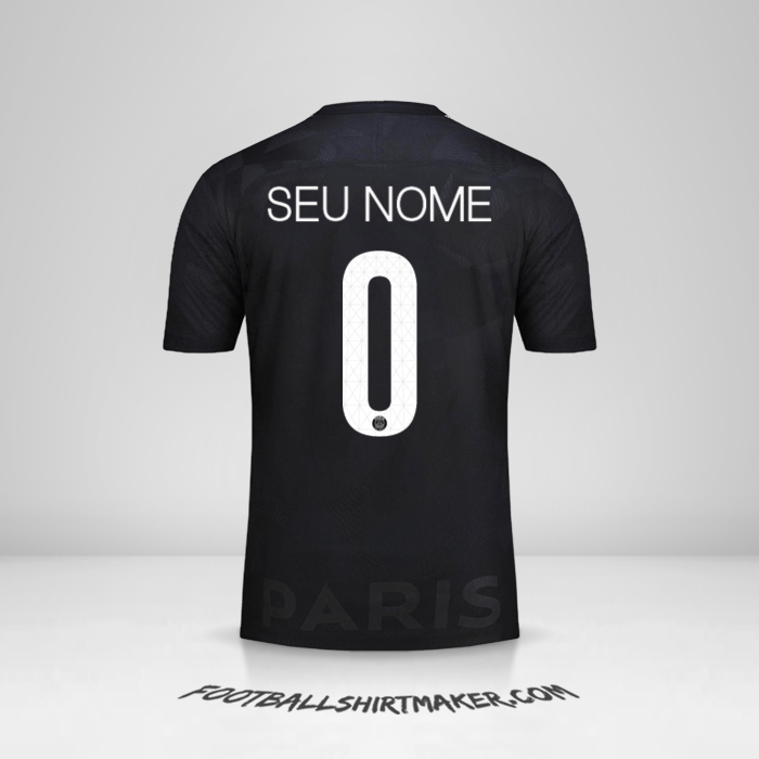 Camisa Paris Saint Germain 2017/18 Cup III -  seu nome - 0