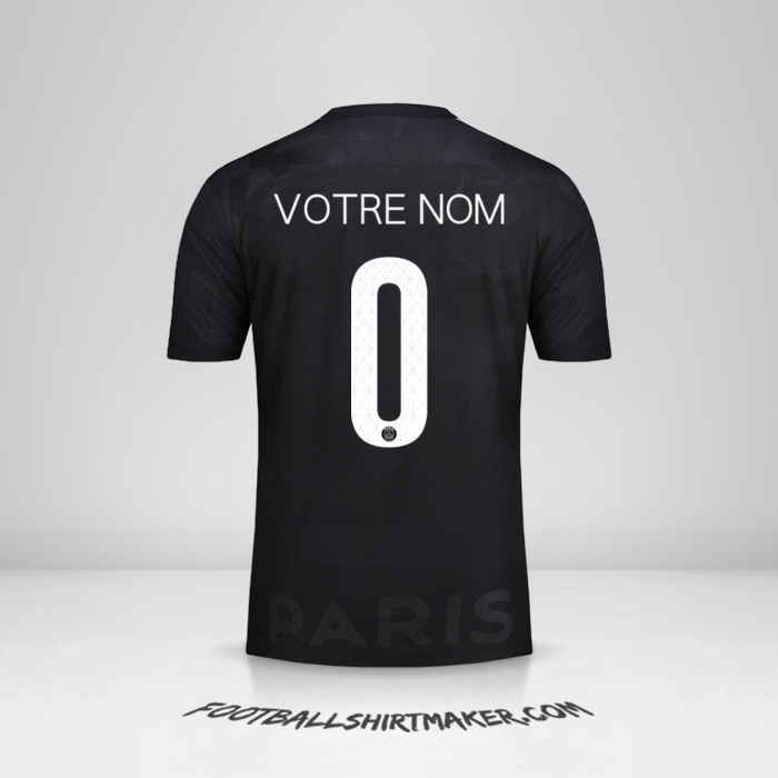 Maillot Paris Saint Germain 2017/18 Cup III -  votre nom - 0