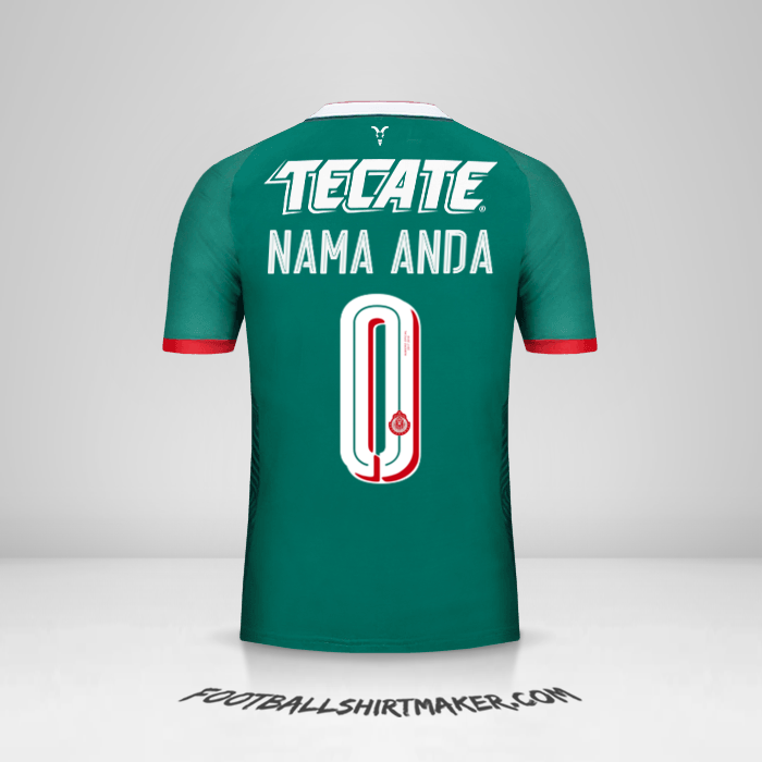 Jersey Guadalajara 2017/18 III -  nama anda - 0