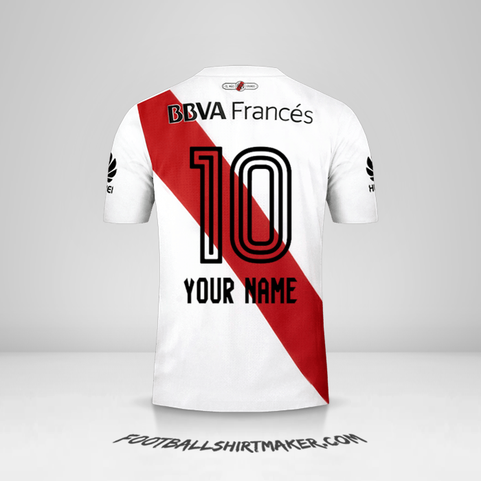 River Plate 2017/18 jersey number 10 your name