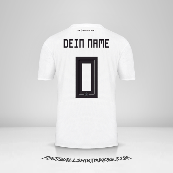 Trikot Deutschland 2018 -  dein name - 0