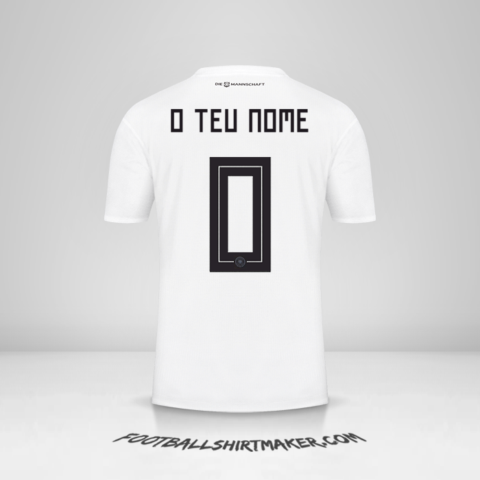 Camisola Alemanha 2018 -  o teu nome - 0