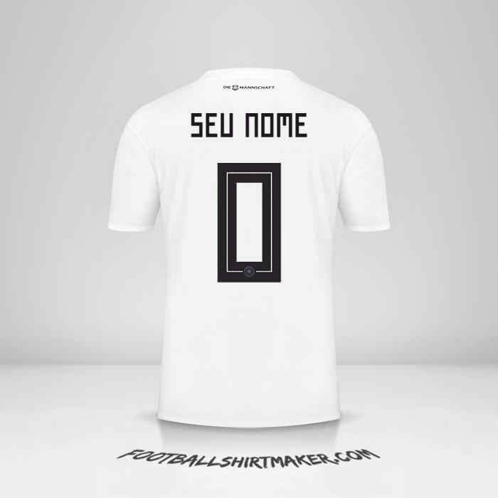 Camisa Alemanha 2018 -  seu nome - 0