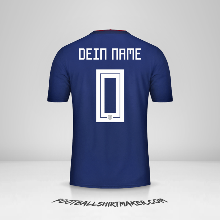 Trikot Japan 2018 -  dein name - 0