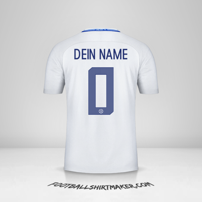 Trikot Chelsea 2017/18 Cup II -  dein name - 0