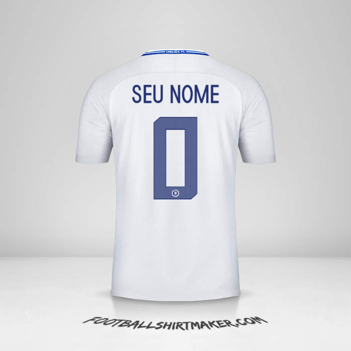 Camisa Chelsea 2017/18 Cup II -  seu nome - 0