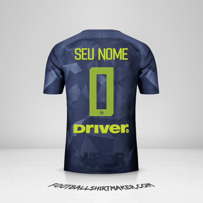 Camisa Inter 2017/18 III -  seu nome - 0