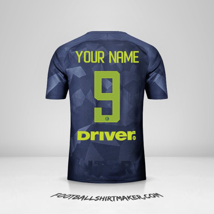 Inter 2017/18 III jersey number 9 your name