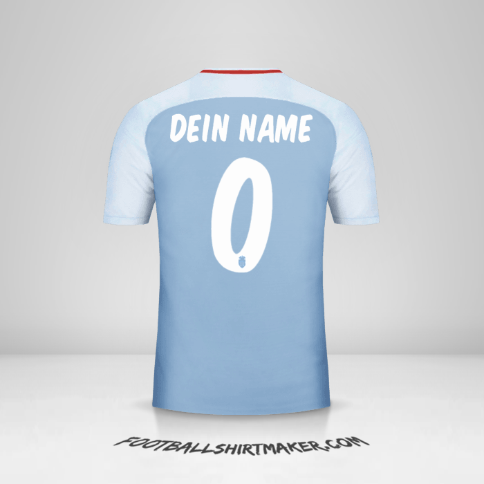 Trikot As Monaco 2017/18 Cup II -  dein name - 0