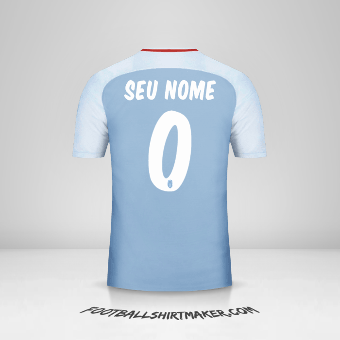 Camisa As Monaco 2017/18 Cup II -  seu nome - 0