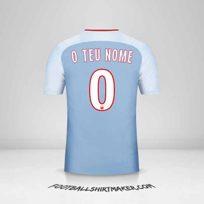 Camisola As Monaco 2017/18 II -  o teu nome - 0