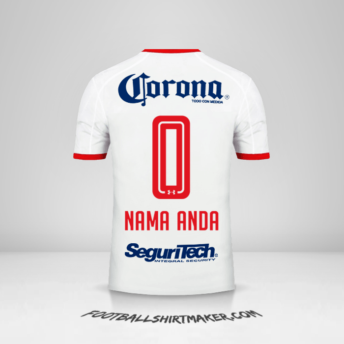 Jersey Toluca FC 2017/18 II -  nama anda - 0