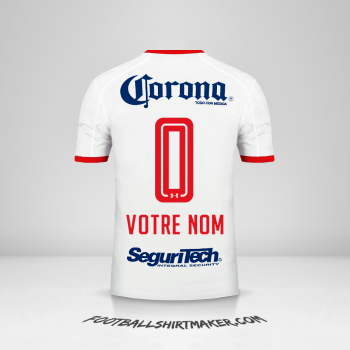 Maillot Toluca FC 2017/18 II -  votre nom - 0