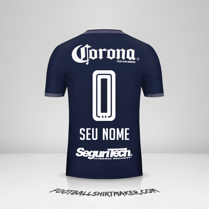 Camisa Toluca FC 2017/18 III -  seu nome - 0