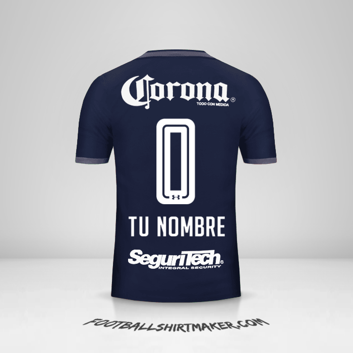 Camiseta Toluca FC 2017/18 III -  tu nombre - 0