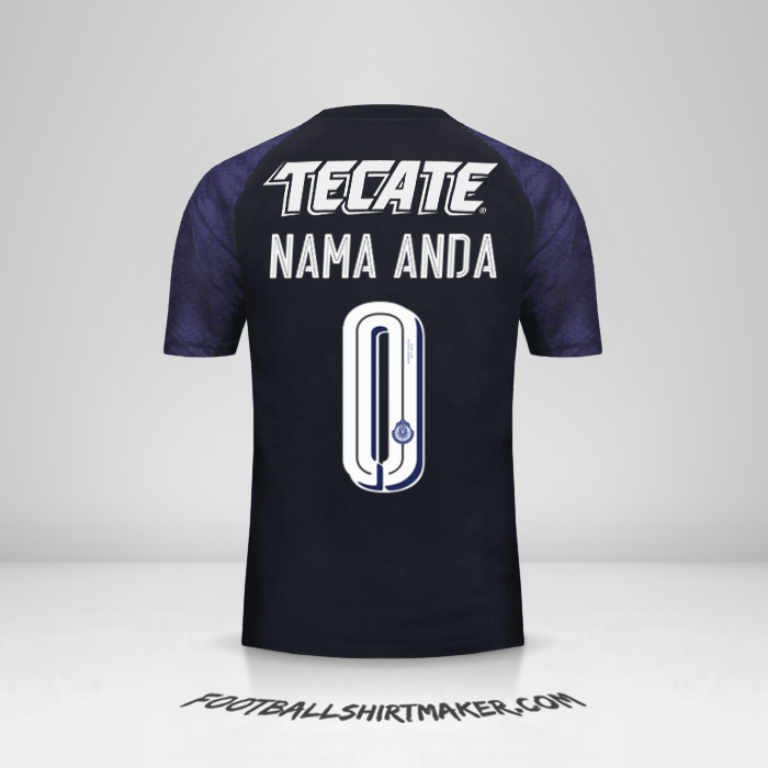 Jersey Guadalajara 2017/18 II -  nama anda - 0