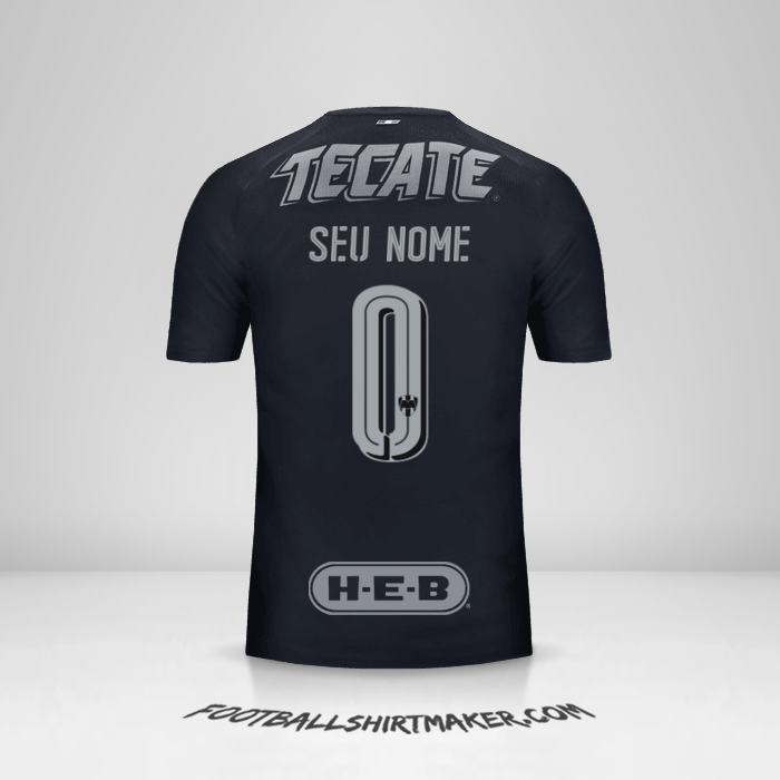 Camisa Monterrey 2017/18 II -  seu nome - 0