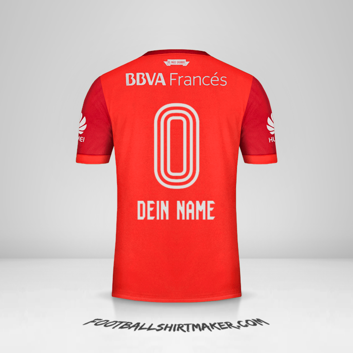 Trikot River Plate 2017/18 II -  dein name - 0