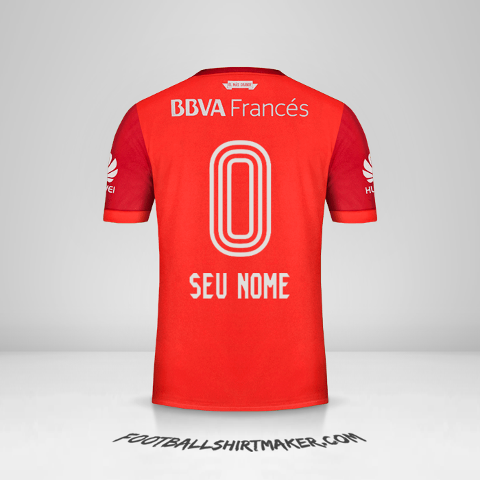 Camisa River Plate 2017/18 II -  seu nome - 0