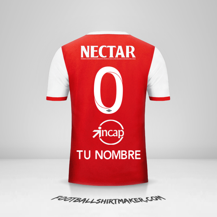 Jersey Independiente Santa Fe 2017 -  tu nombre - 0