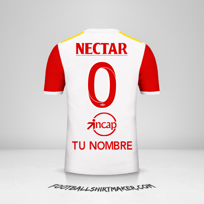 Jersey Independiente Santa Fe 2017 II -  tu nombre - 0