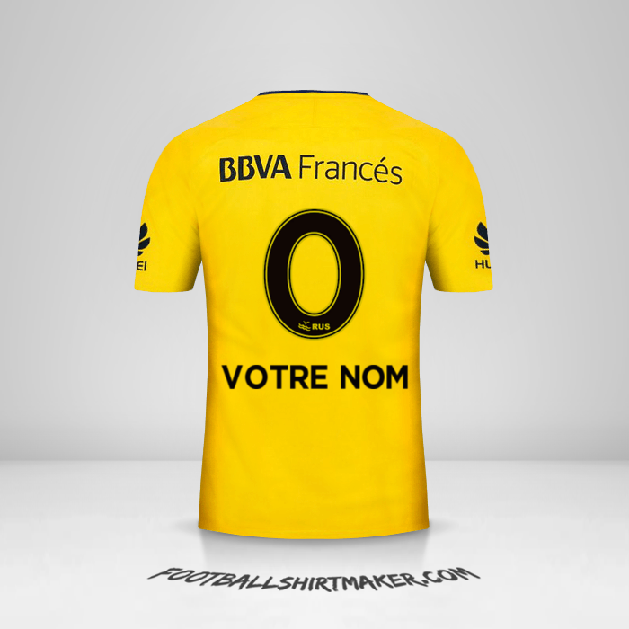 Maillot Boca Juniors 2017/18 II -  votre nom - 0